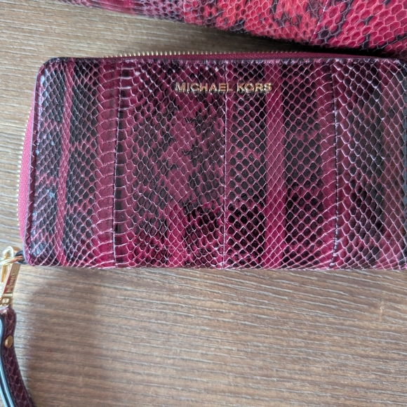 Genuine snakeskin purse and matching wallet - Picture 7 of 10